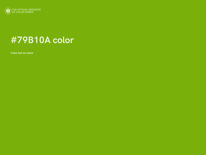 #79B10A color image