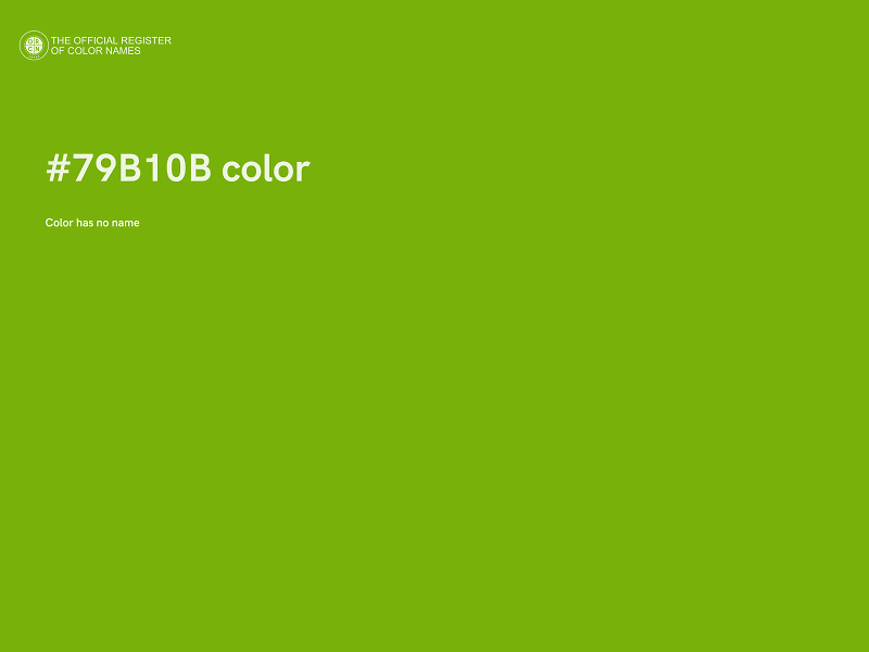 #79B10B color image