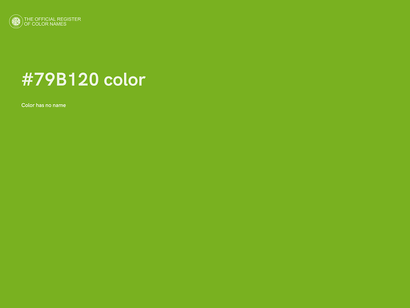 #79B120 color image