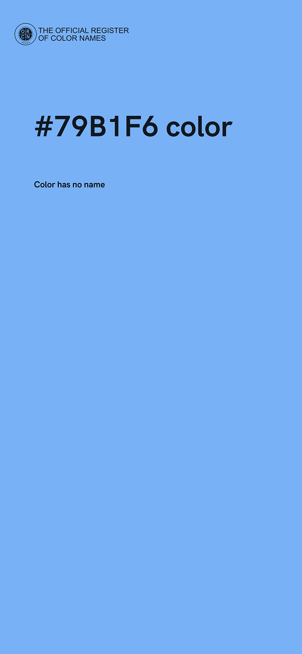 #79B1F6 color image