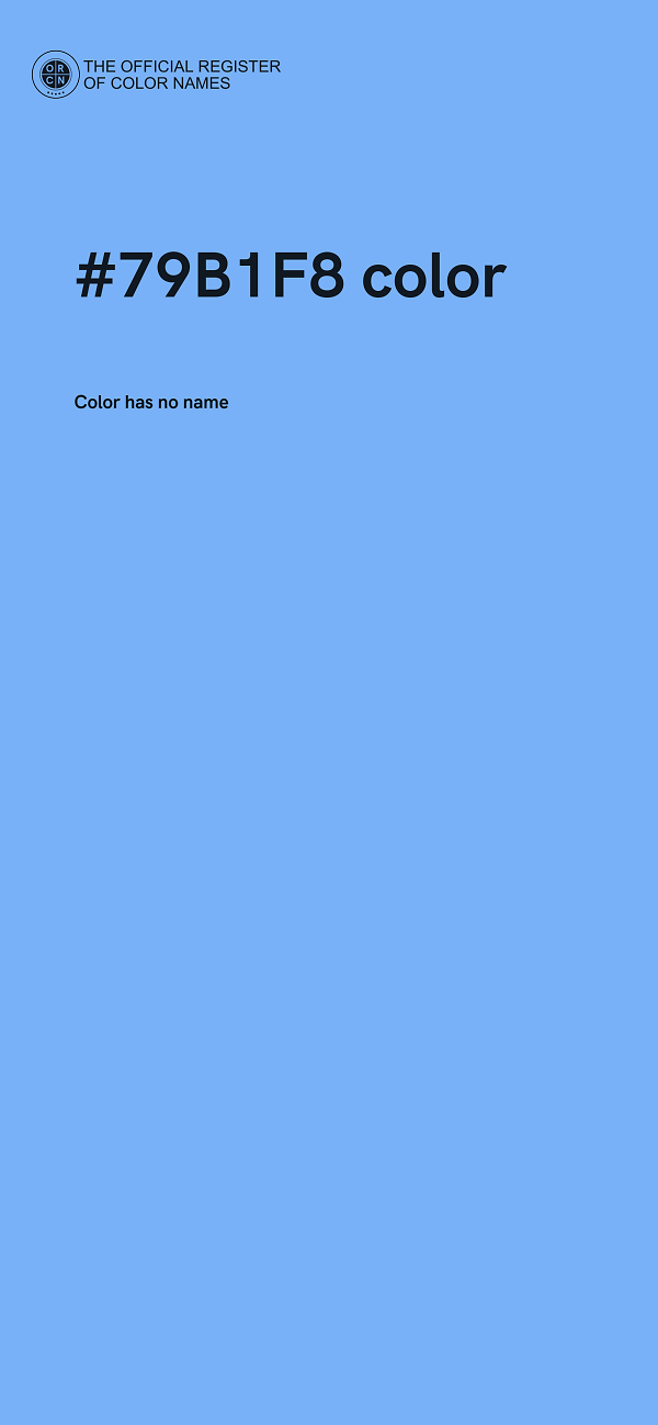 #79B1F8 color image