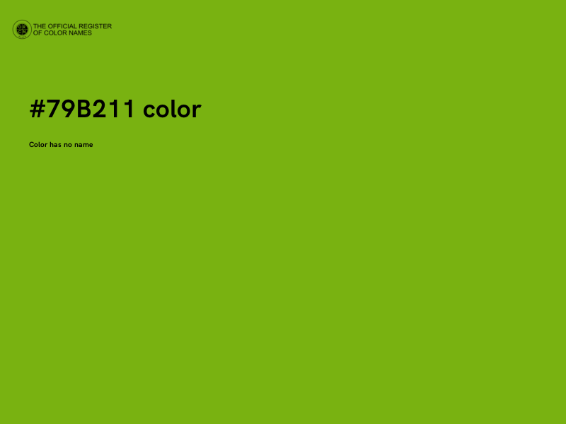 #79B211 color image