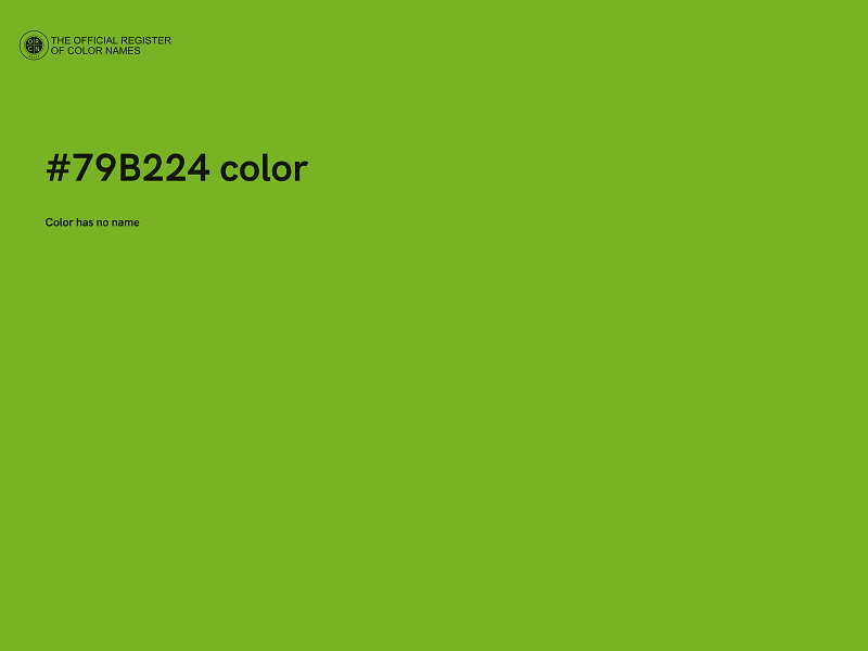 #79B224 color image