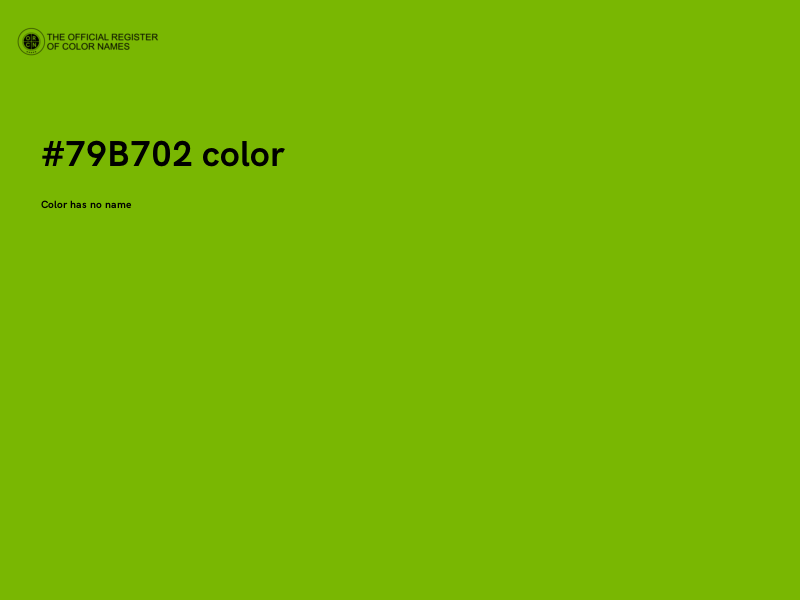 #79B702 color image