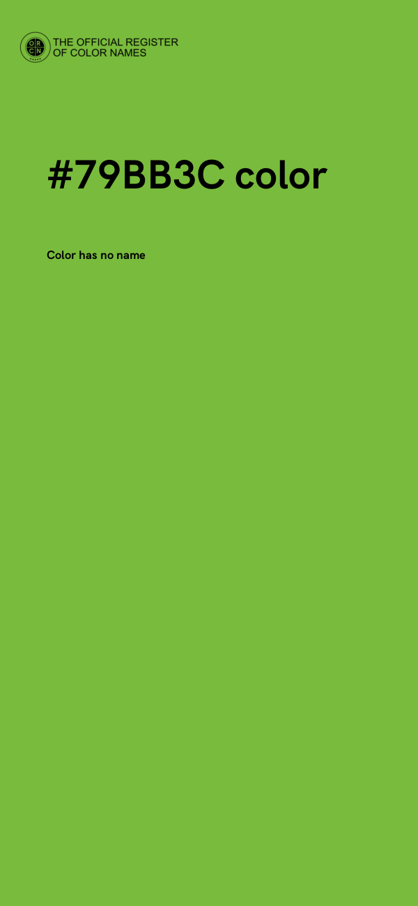 #79BB3C color image