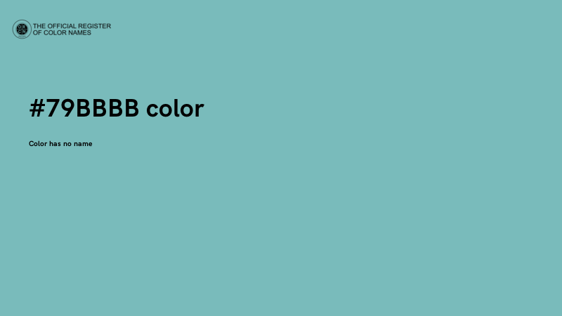 #79BBBB color image