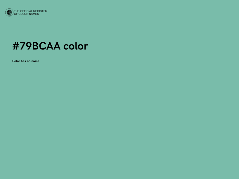 #79BCAA color image