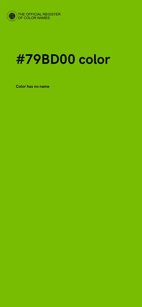 #79BD00 color image
