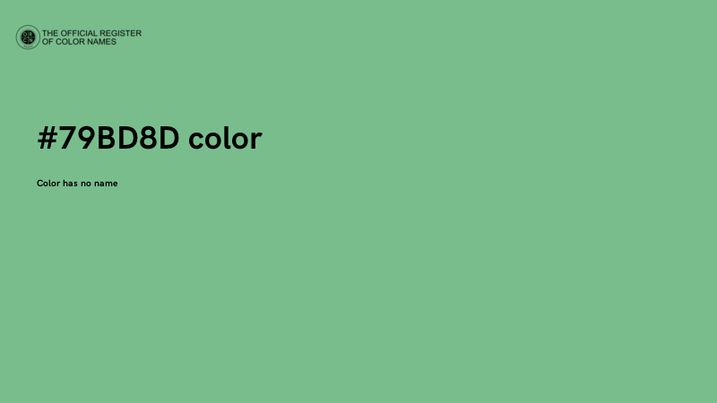 #79BD8D color image