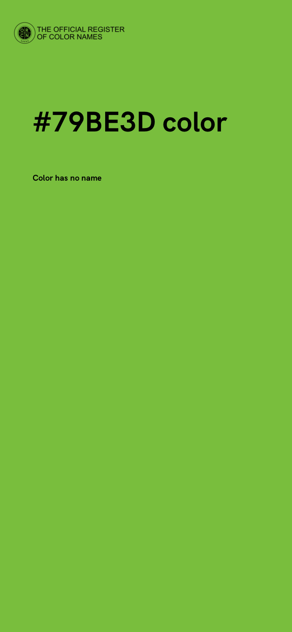 #79BE3D color image