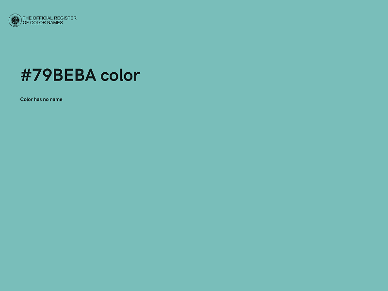 #79BEBA color image