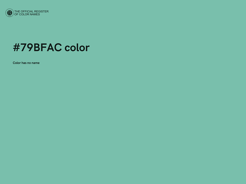 #79BFAC color image