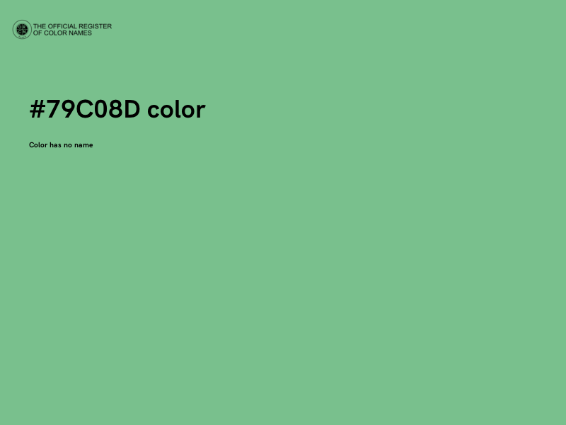 #79C08D color image