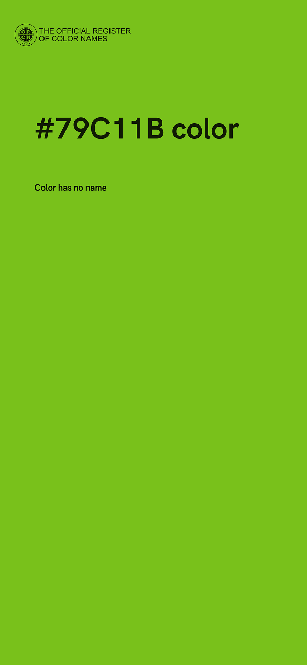 #79C11B color image
