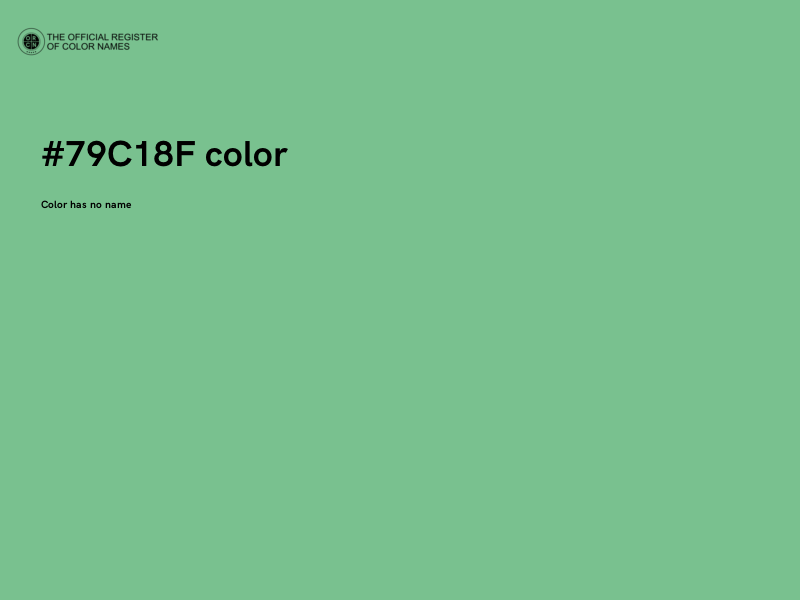 #79C18F color image