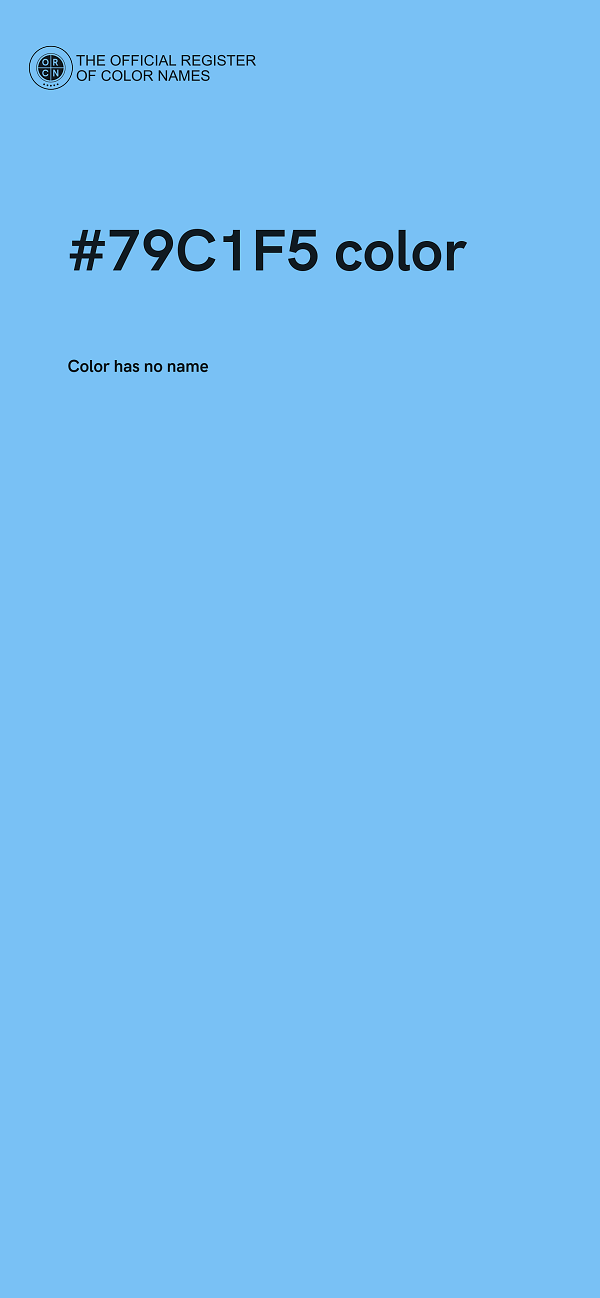 #79C1F5 color image