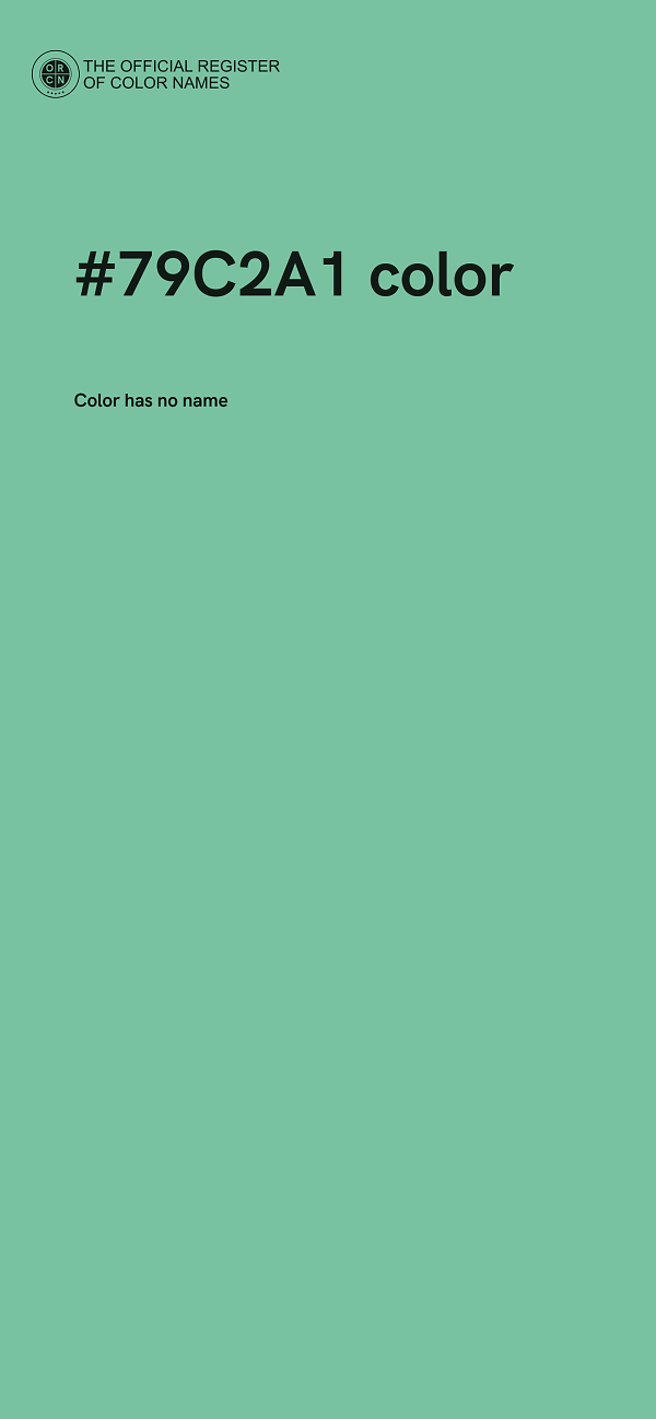 #79C2A1 color image