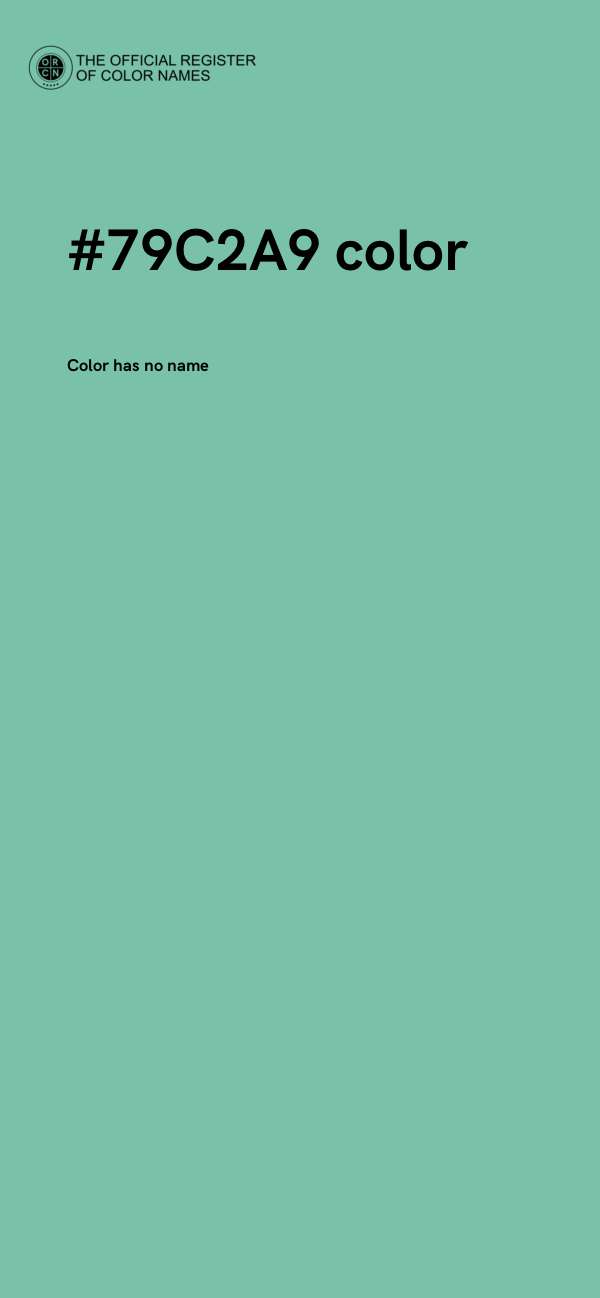 #79C2A9 color image