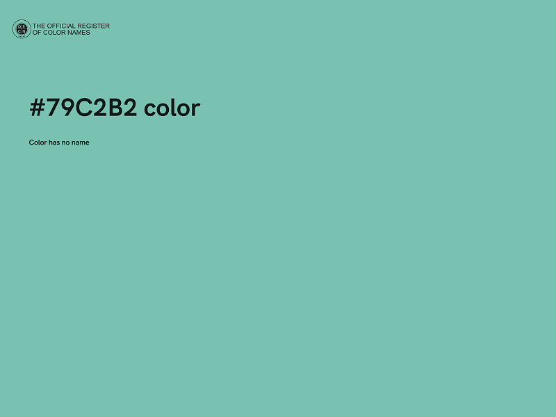 #79C2B2 color image