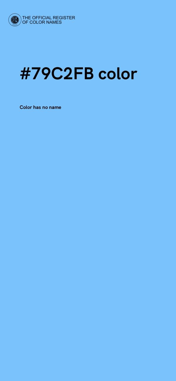 #79C2FB color image