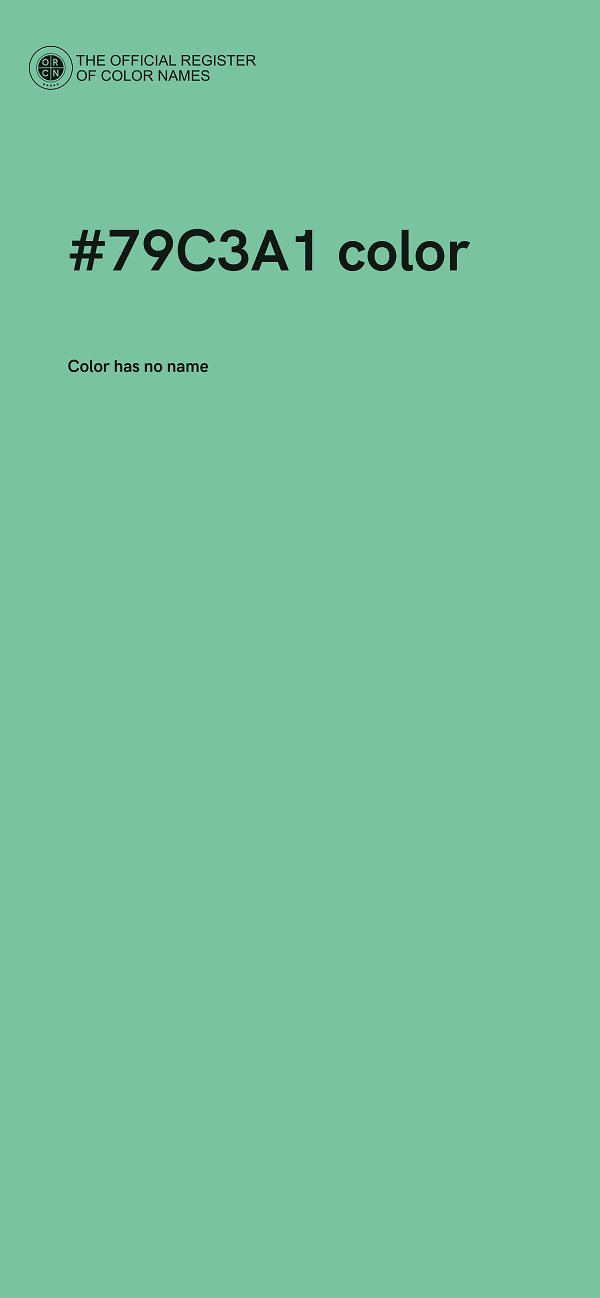 #79C3A1 color image
