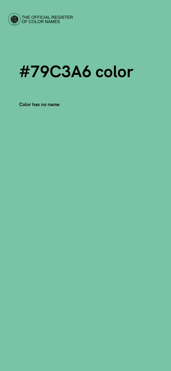 #79C3A6 color image
