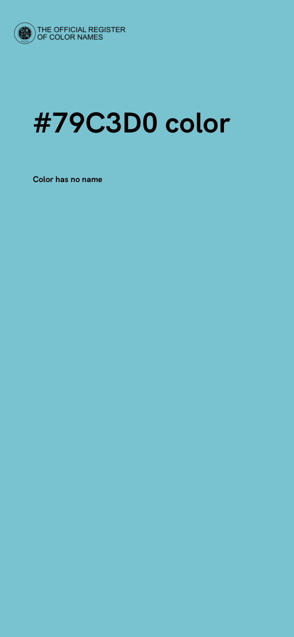 #79C3D0 color image