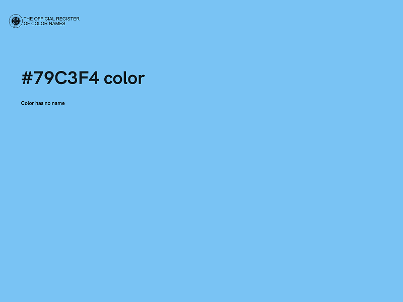 #79C3F4 color image