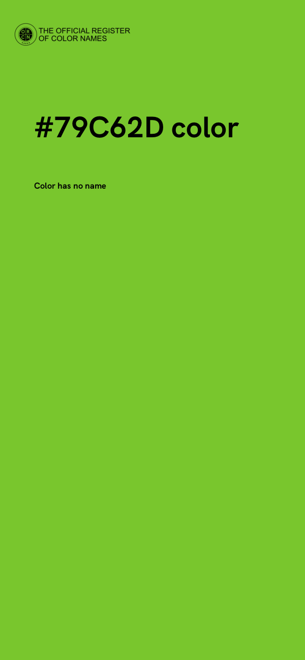 #79C62D color image