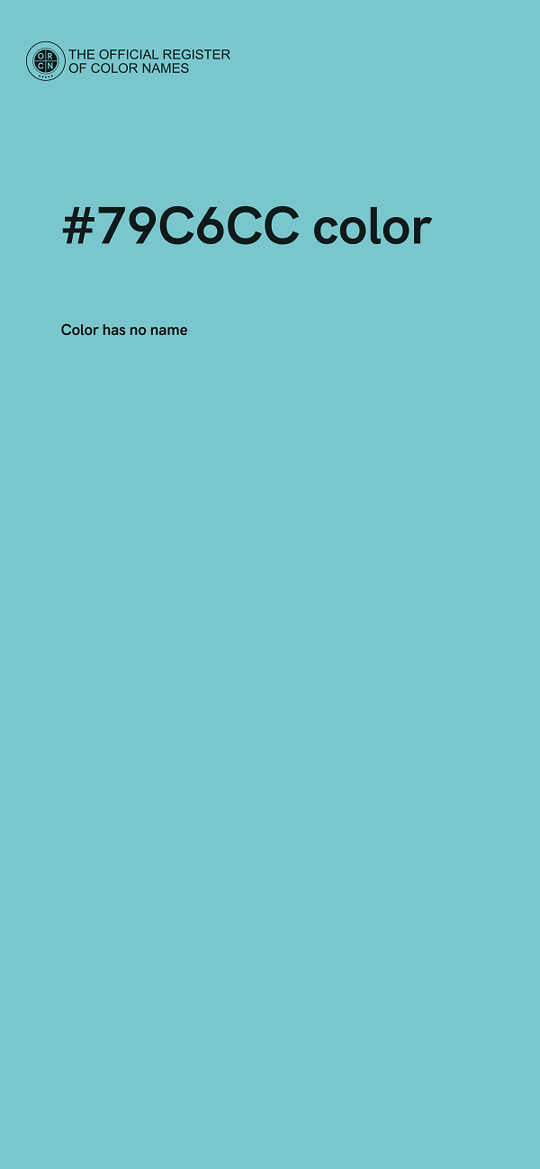 #79C6CC color image