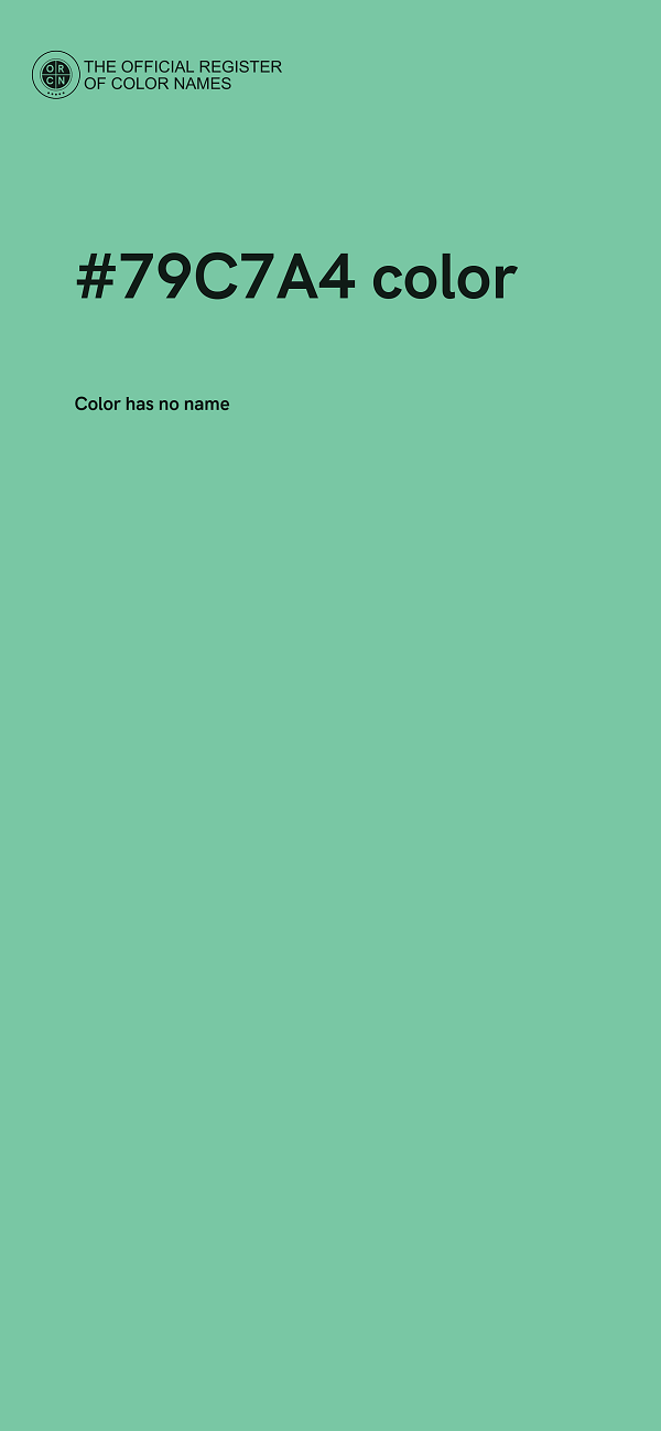 #79C7A4 color image