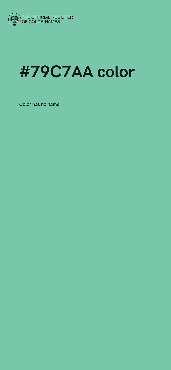 #79C7AA color image