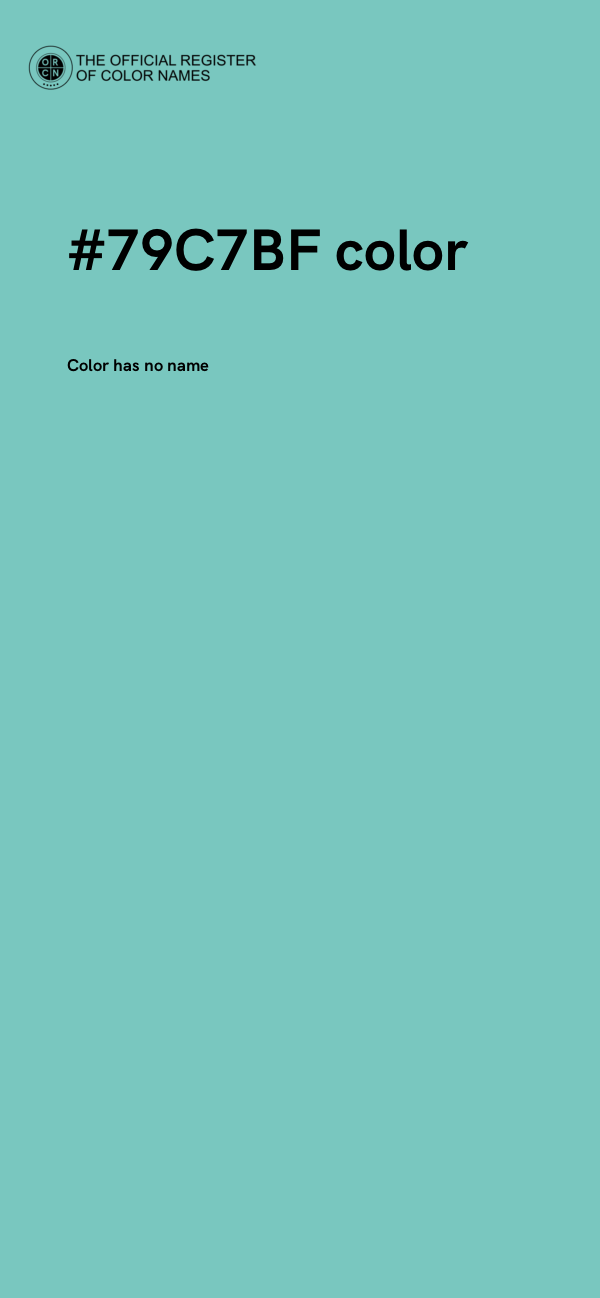 #79C7BF color image