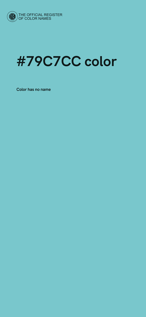 #79C7CC color image