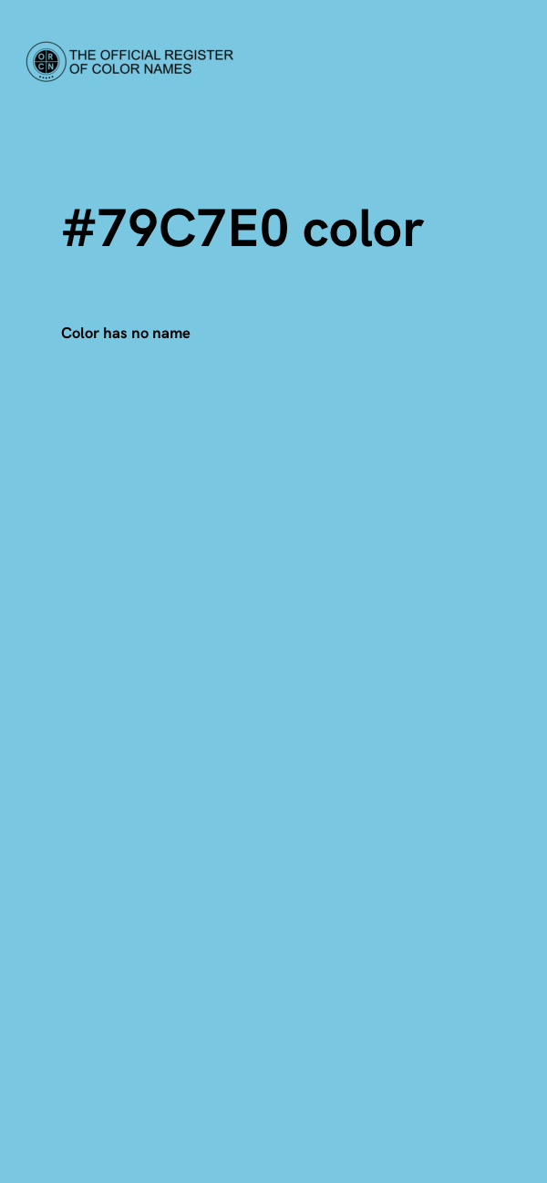 #79C7E0 color image