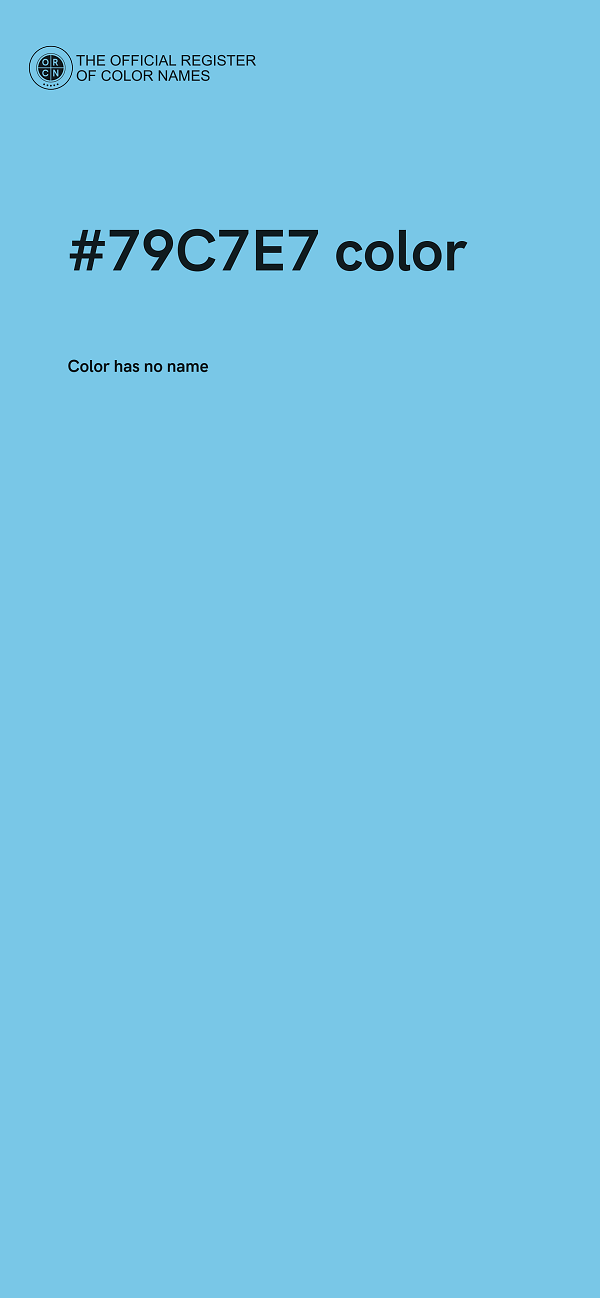 #79C7E7 color image