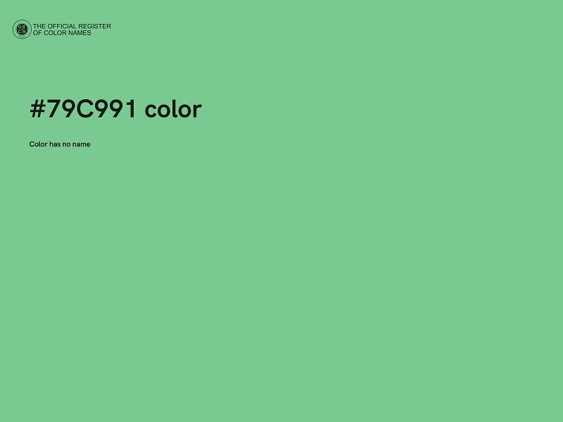 #79C991 color image