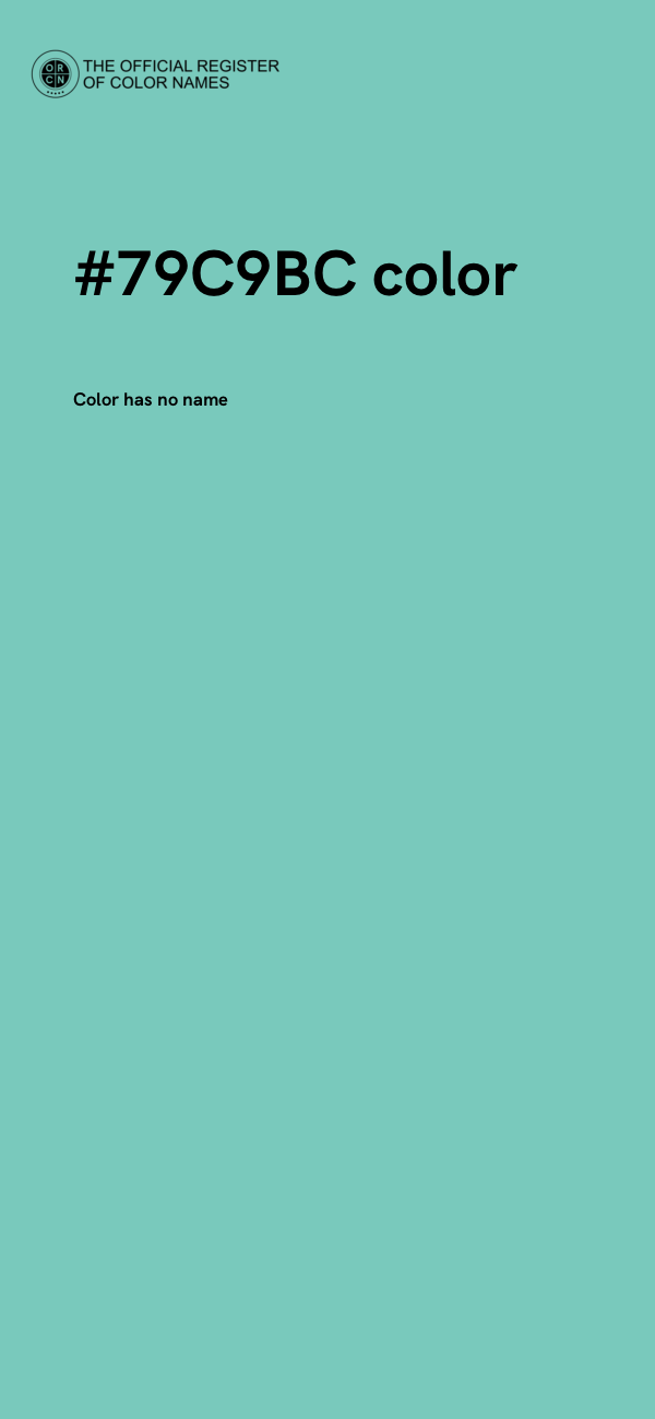 #79C9BC color image