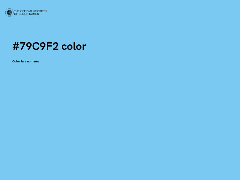 #79C9F2 color image