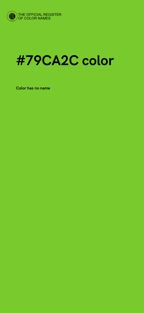 #79CA2C color image