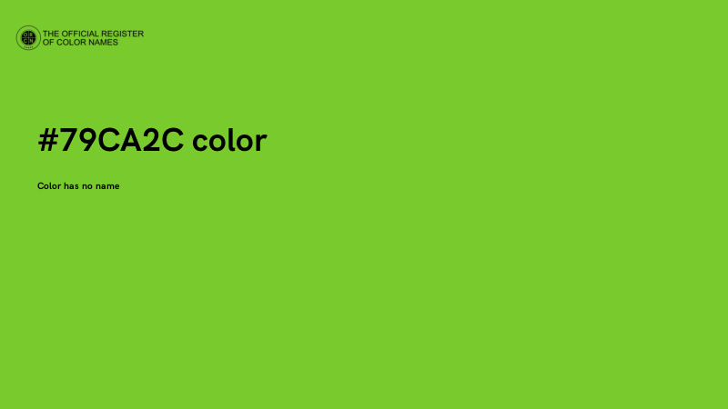 #79CA2C color image