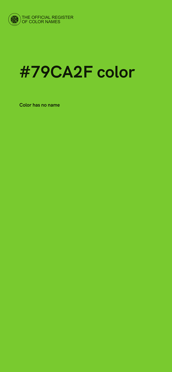 #79CA2F color image