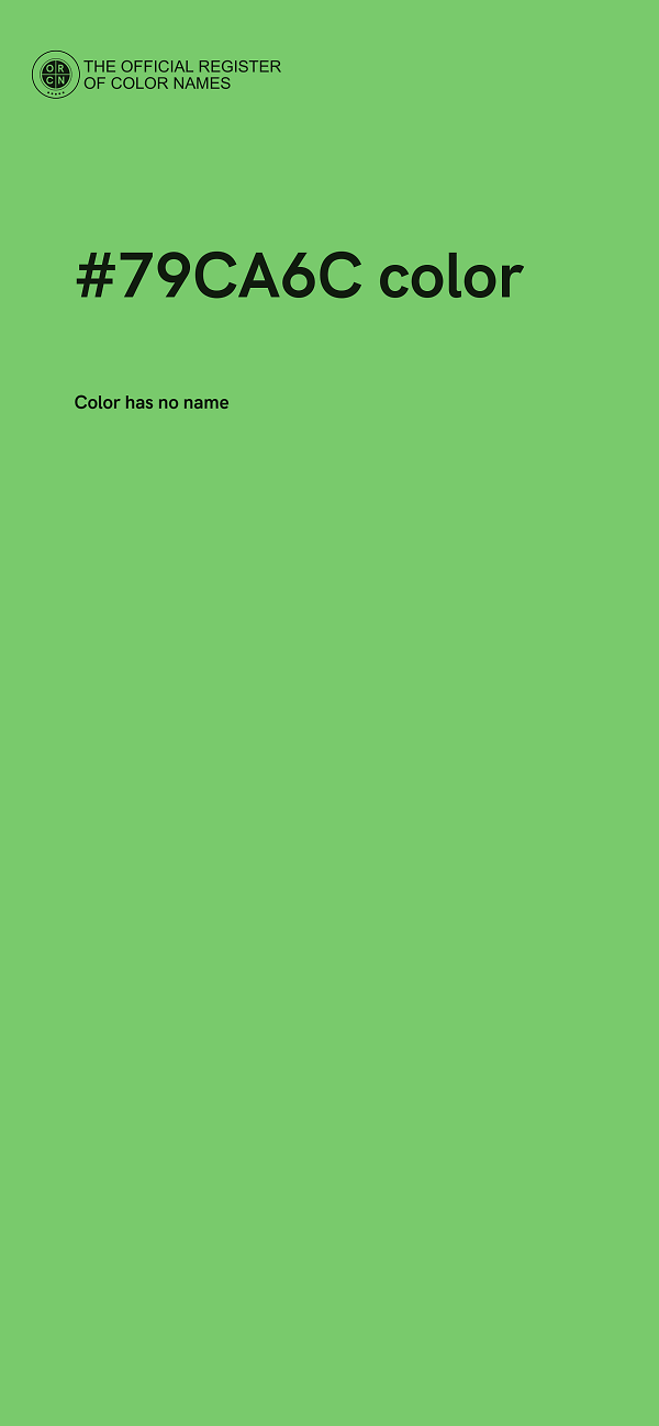 #79CA6C color image