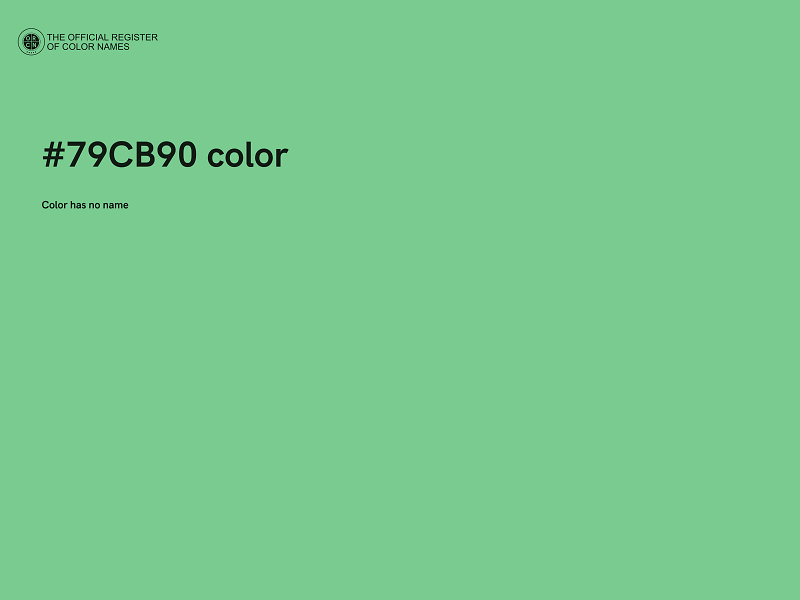 #79CB90 color image