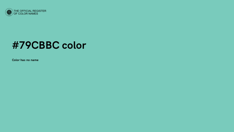 #79CBBC color image
