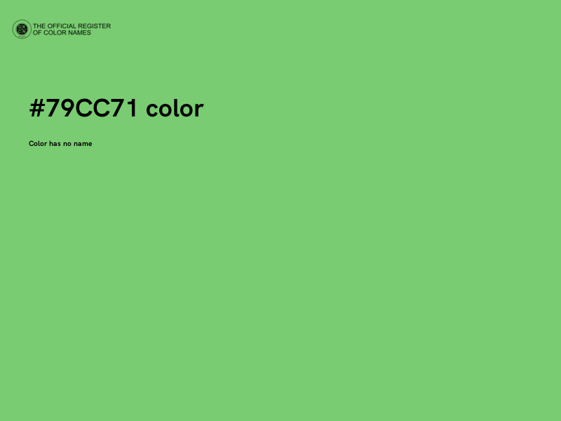 #79CC71 color image