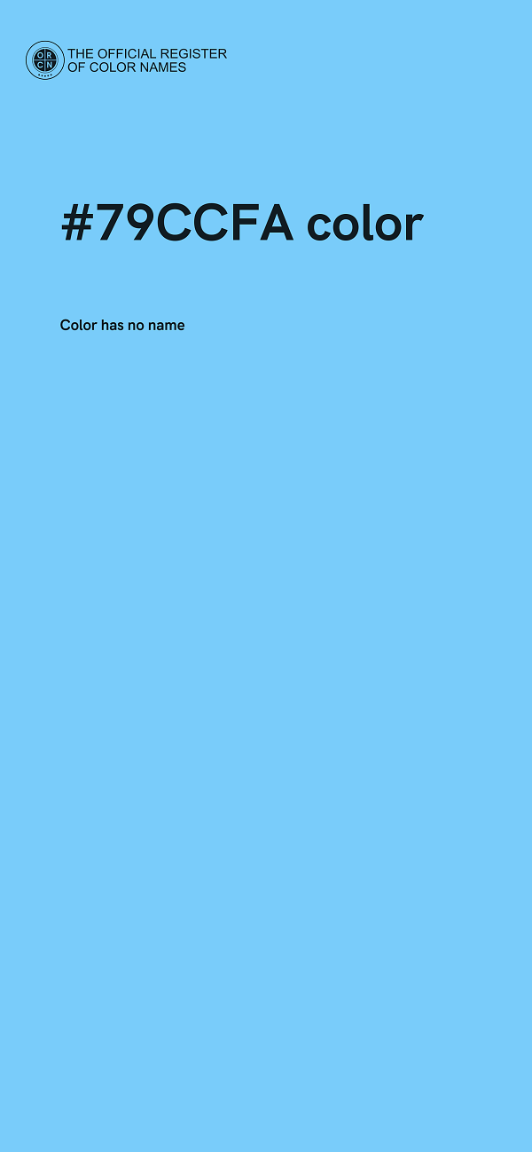 #79CCFA color image