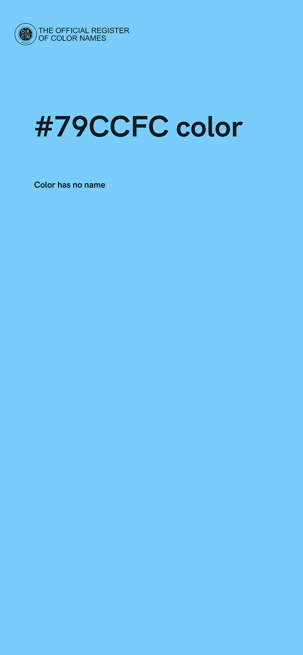 #79CCFC color image
