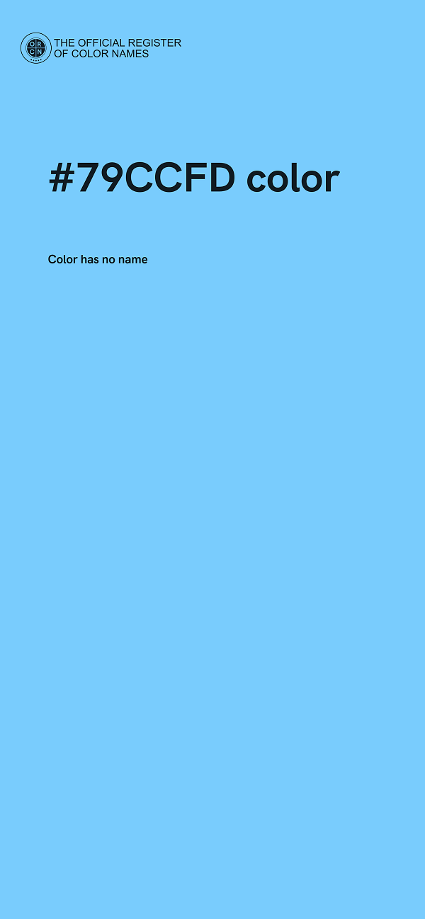 #79CCFD color image