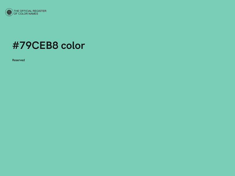 #79CEB8 color image